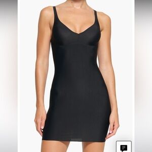 Skims foundations slip dress onyx-size M-New!